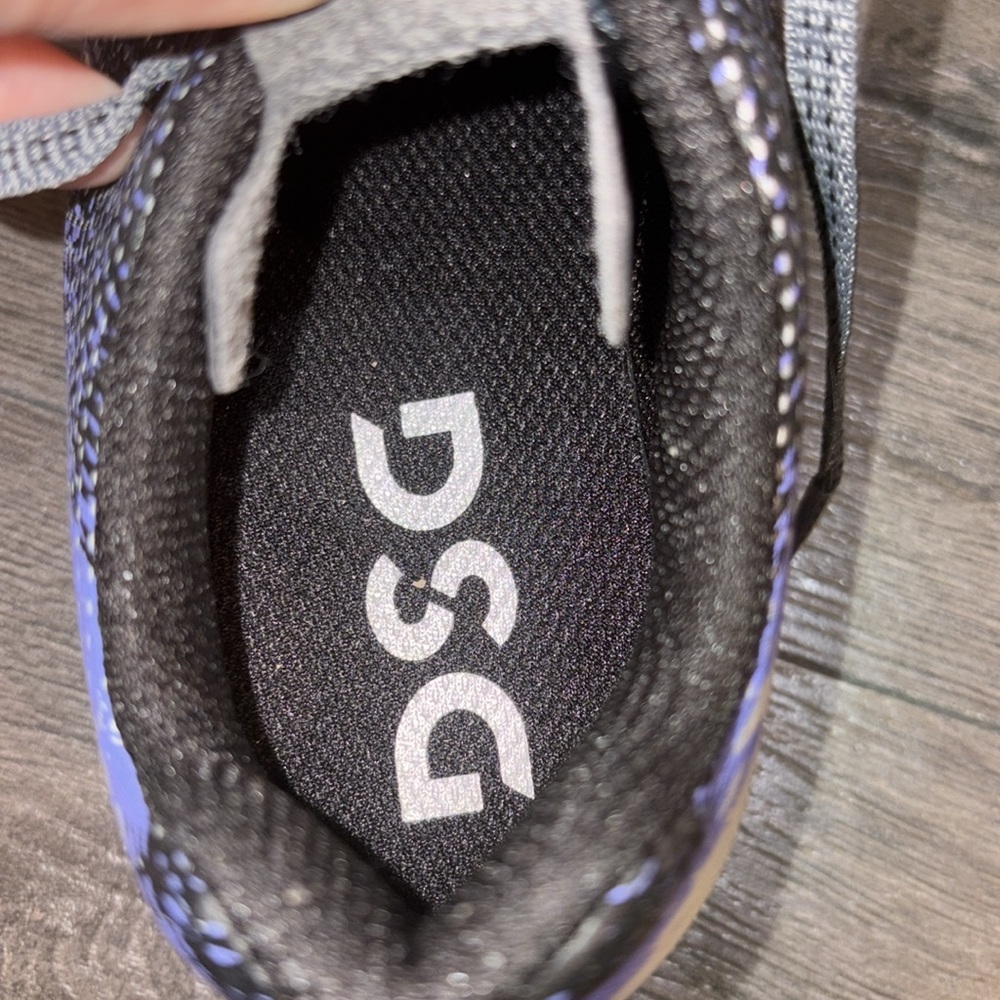 DSG Speed Viper Soccer Cleats Size 12 Black/Purple/Silver - Picture 12 of 13